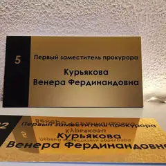 Таблички на дверь
